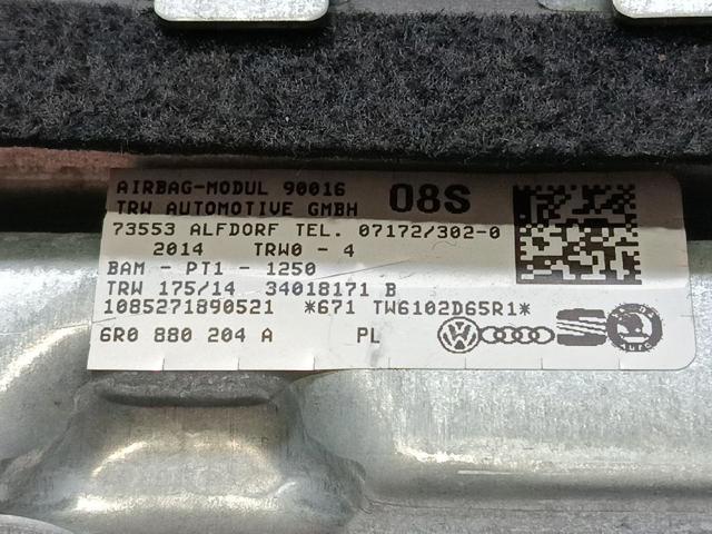 6C0880201B VAG Подушка безопасности водителя купить в Житомир