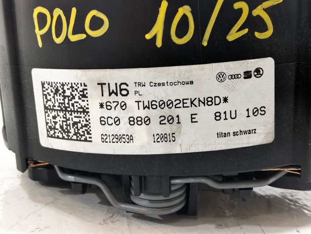 6C0880201E Подушка безопасности (AIRBAG) водительская купить Днепр