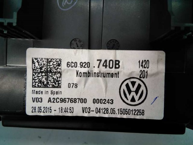 6C0920740B VAG Панель приборов купить в Полтава
