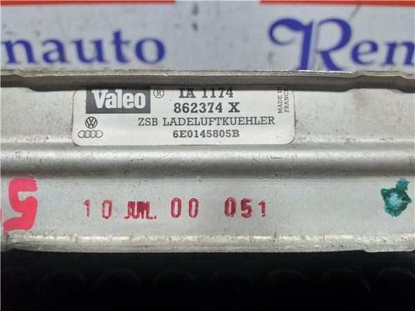 Intercooler para volkswagen polo (6n2) (1999-2001) - 1.4 TDI AMF 6E0145805B