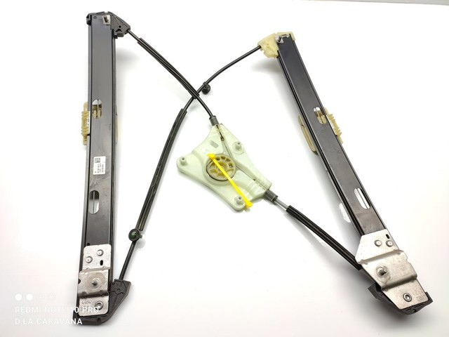 Mecanismo de acionamento de vidro da porta dianteira esquerda 6F0837461C VAG