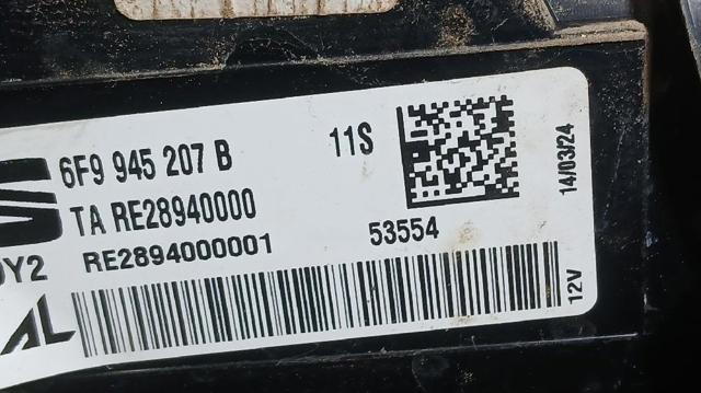 VAG 6F9945207B Фонарь задний левый внешний в наличии Павлоград