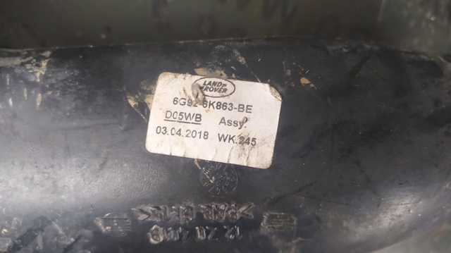 LAND ROVER 6G926K863BE Патрубок интеркулера в наличии Львов