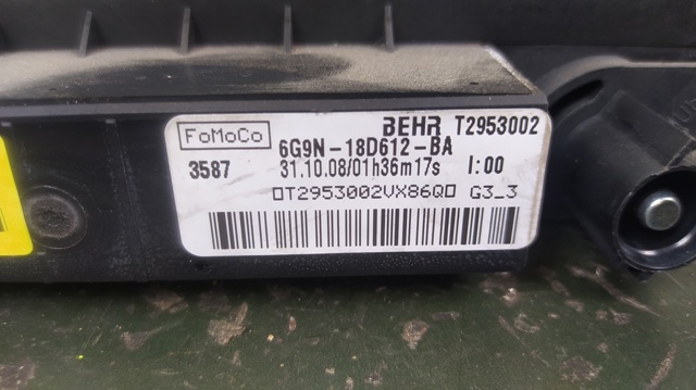 LAND ROVER 6G9N18D612BA Электроподогреватель воздуха системы отопления салона в наличии Черновцы