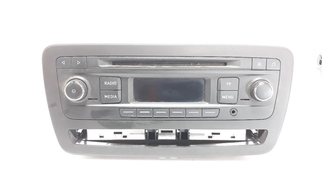 Sistema de áudio / rádio cd para seat ibiza iv 1.6 tdi cay 6J0035156