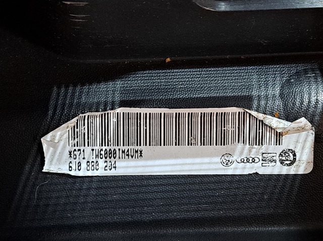 VAG 6J0880204 Подушка безопасности (AIRBAG) пассажирская в наличии Кривой Рог