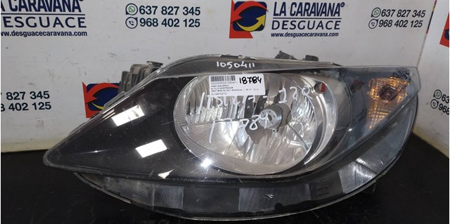 Farol esquerdo para SEAT Ibiza IV Sportcoupe (6J1,6J1) (2008-2018) 6J1941021C