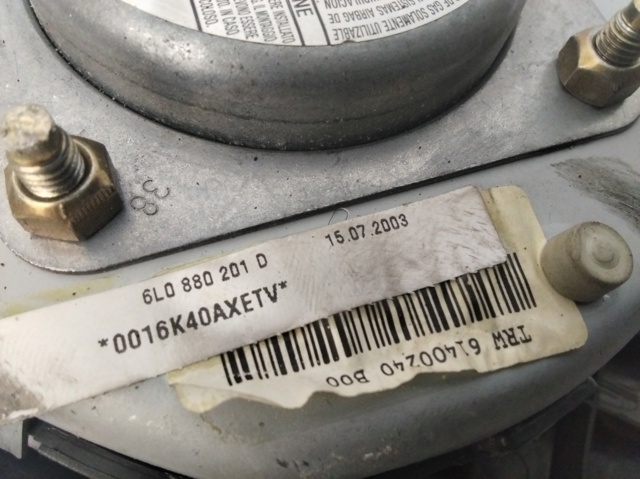 VAG 6L0880201D Подушка безопасности водителя в наличии Полтава