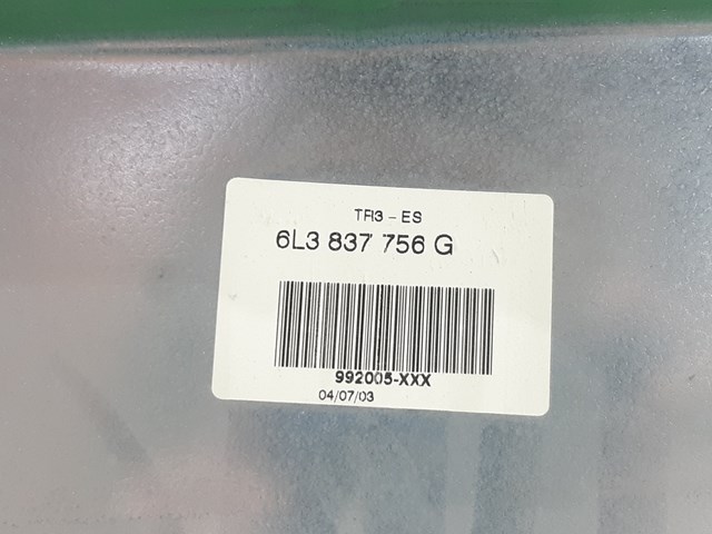 VAG 6L3837756G Механизм стеклоподъемника двери передней правой в наличии Каменское