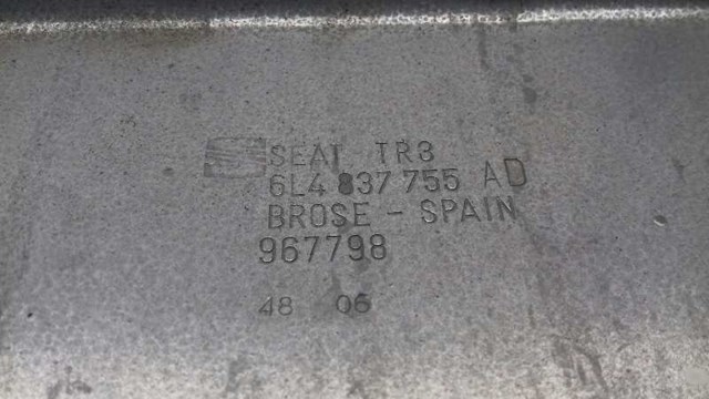 Regulador do vidro dianteiro esquerdo para Seat Ibiza III 1.4 16V BBY 6L4837755AD