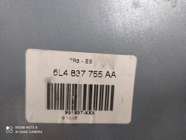 VAG 6L4837755AA Стеклоподъемник передней левой двери в наличии Харьков