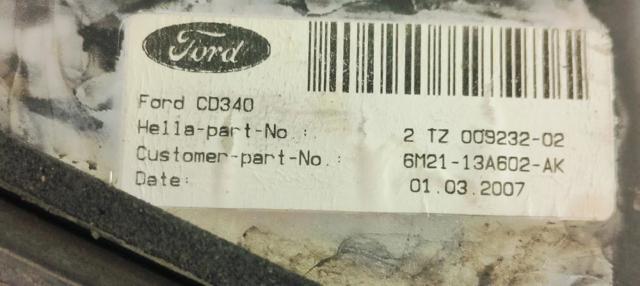 6M2113A602AK FORD Фонарь задний правый внутренний купить в Черкассы