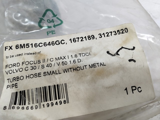 6M516C646GC Патрубок интеркулера купить Черновцы