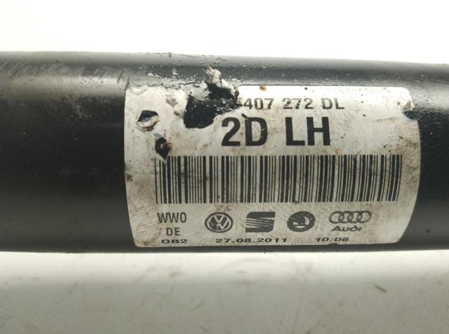 6Q0407272DL VAG Полуось (привод) передняя правая купить в Черкассы