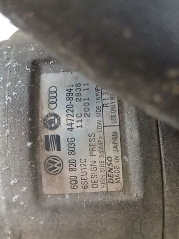 Compressor de aparelho de ar condicionado 6Q0820803G VAG