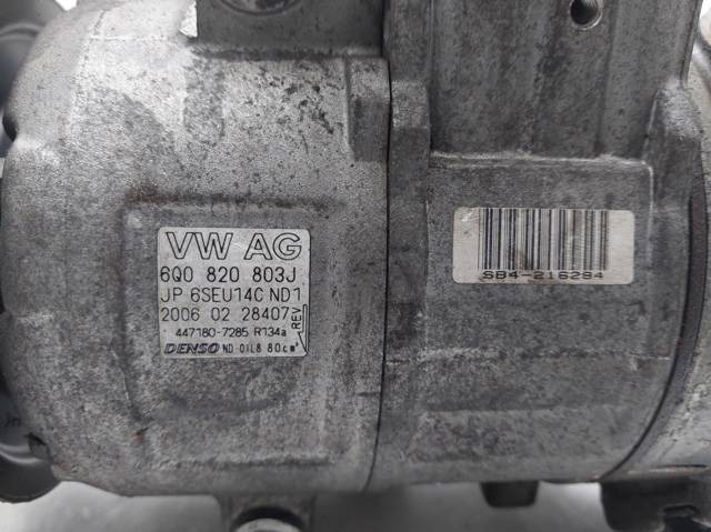 Compressor de ar condicionado para Volkswagen Polo (9n_) (2001-2005) 1.9 SDI ASY 6Q0820803J