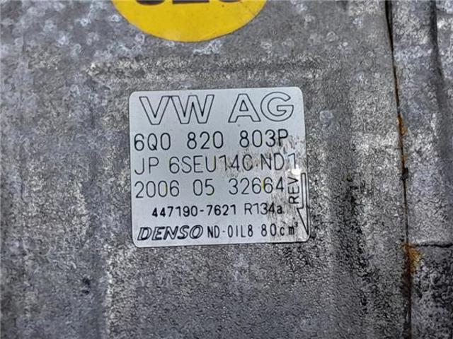 6Q0820803P VAG Компрессор кондиционера купить в Каменское