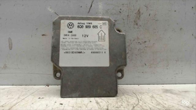 6Q0909605 Модуль-процессор управления подушкой безопасности (ЭБУ AIRBAG) купить Тернополь