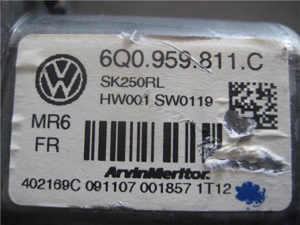 VAG 6Q0959811C Мотор стеклоподъемника двери задней левой в наличии Ирпень