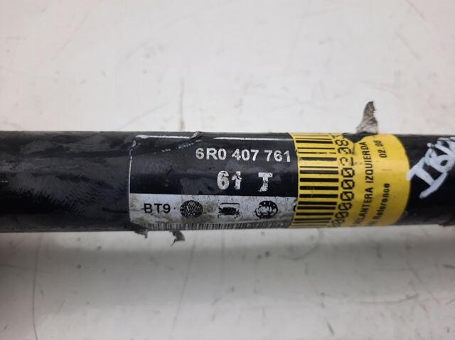 VAG 6R0407761 Полуось (привод) передняя левая в наличии Ужгород