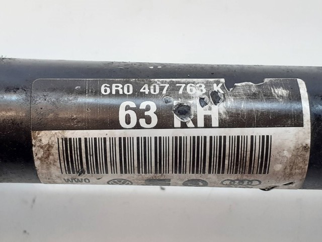 6R0407763K VAG Полуось (привод) передняя левая купить в Павлоград