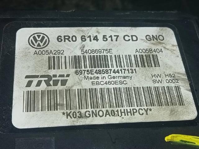 6R0614517CD Блок управления АБС (ABS) гидравлический купить Хмельницкий
