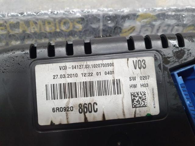 6R0920860C VAG Панель приборов купить в Ровно