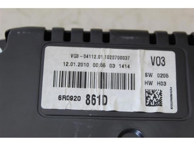 6R0920861D VAG Приборная доска (щиток приборов) купить в Запорожье