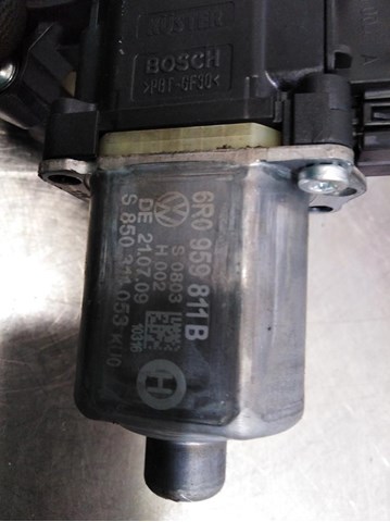 Motor regulador do vidro traseiro esquerdo para Volkswagen Polo (6R1,6R1) (2009-2014) 6R0959811B