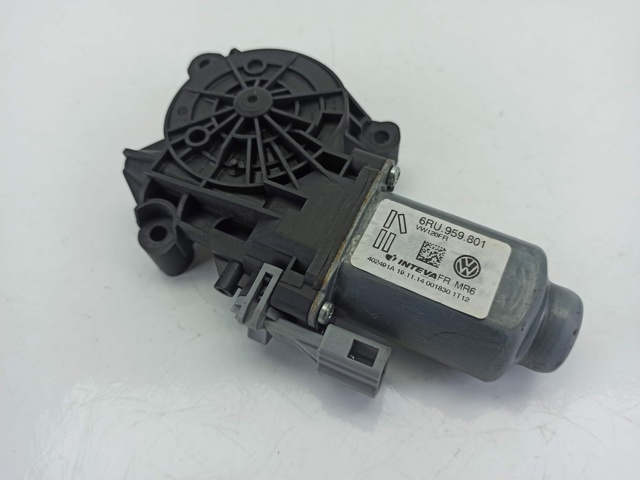 Motor de acionamento de vidro da porta dianteira esquerda 6RU959801 VAG/Skoda