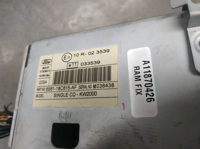 FORD 6S6118C815AF в наличии Полтава