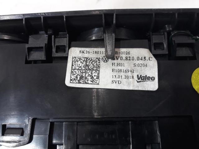 6V0820045C Блок управления режимами отопления/кондиционирования купить Днепр