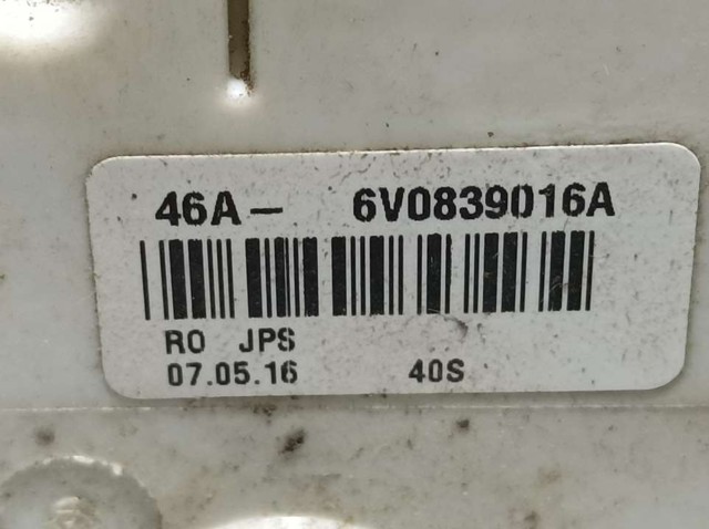 VAG 6V0839016A Замок двери задней правой в наличии Полтава