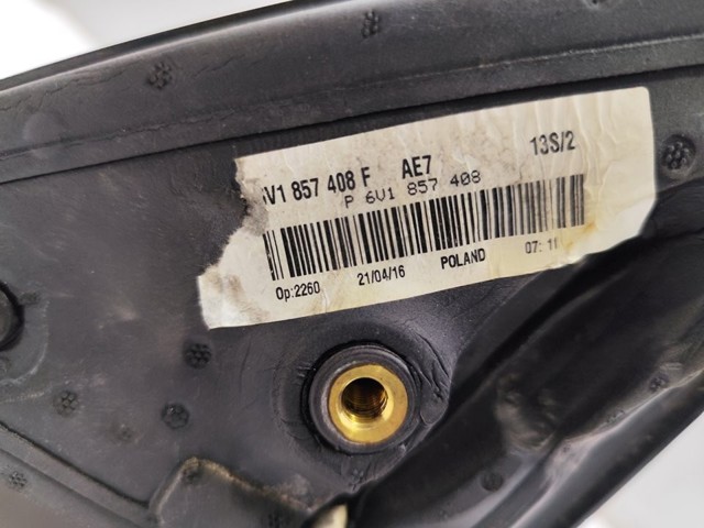 VAG 6V1857508C Правое зеркало в наличии Ужгород