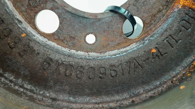 VAG 6X0609617A Барабан тормозной задний в наличии Днепр
