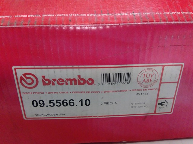 VAG 701615301A Передние тормозные диски в наличии Винница