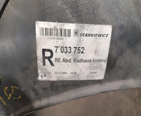 7033752 BMW Подкрылок задний правый купить в Полтава