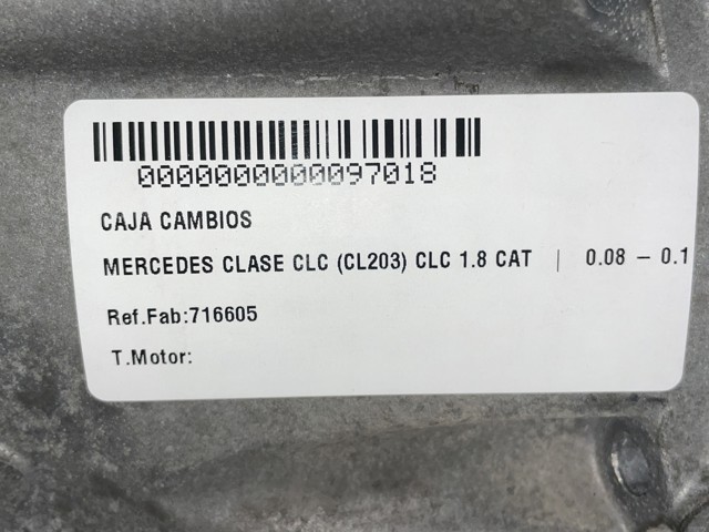 716605 MERCEDES КПП в сборе (механическая коробка передач) купить в Ровно