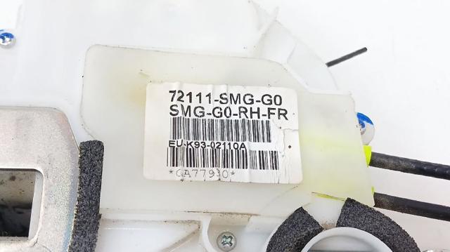 HONDA 72110SMGG02 Замок передней правой двери в наличии Николаев