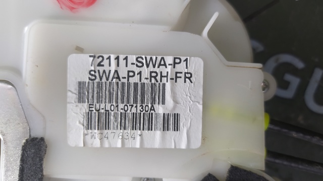 72110SWAP03 HONDA Замок передней правой двери купить в Киев