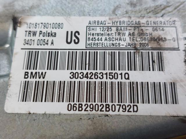 BMW 72123426315 Подушка безопасности (AIRBAG) двери передней левой в наличии Хмельницкий