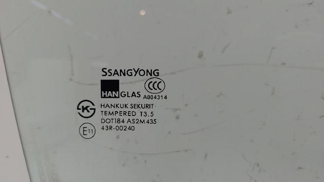 7238609000 SSANG YONG Стекло двери передней правой купить в Львов