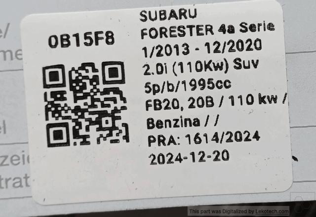 Compressor de aparelho de ar condicionado 73111FJ041 SUBARU