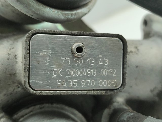 Turbocompressor para Fiat Double Cargo 1.3 JTD 16V 188A9000 73501343