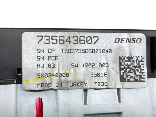 FIAT 735643607 Блок управления кондиционером в наличии Днепр