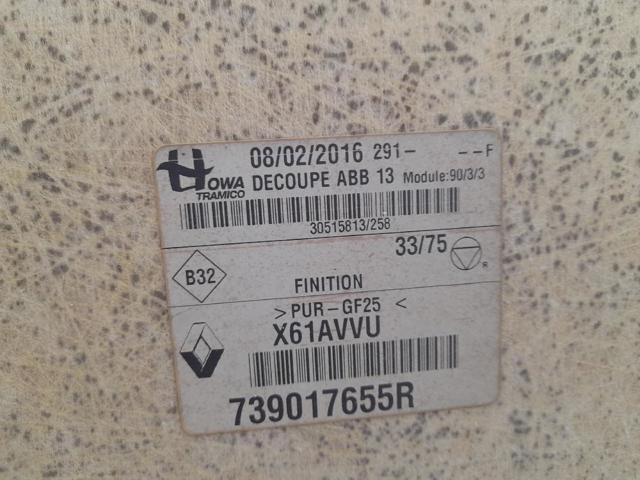RENAULT 739017655R Обивка крыши (потолок) в наличии Ровно
