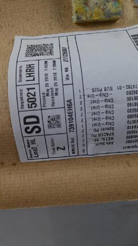 739104EH6A NISSAN Обивка крыши (потолок) купить в Львов