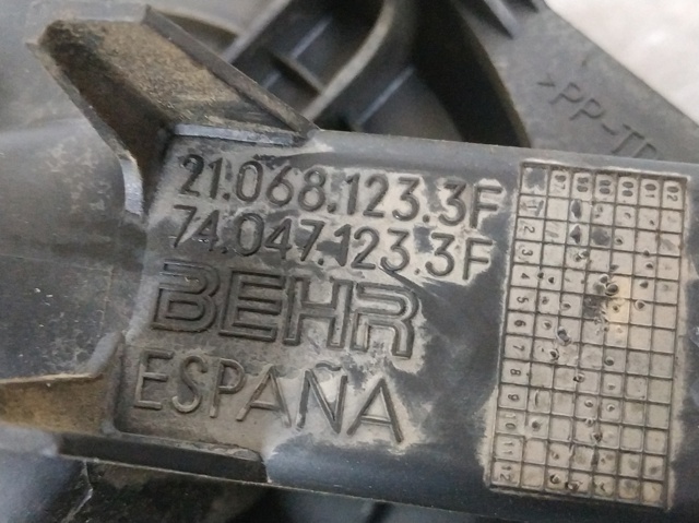 Motor de ventilador de forno (de aquecedor de salão) 740471233F PEUGEOT