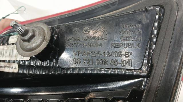PEUGEOT 7453E4 Фонарь задний левый внутренний в наличии Николаев