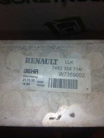 RENAULT 7482358714 Радиатор интеркуллера в наличии Украина
